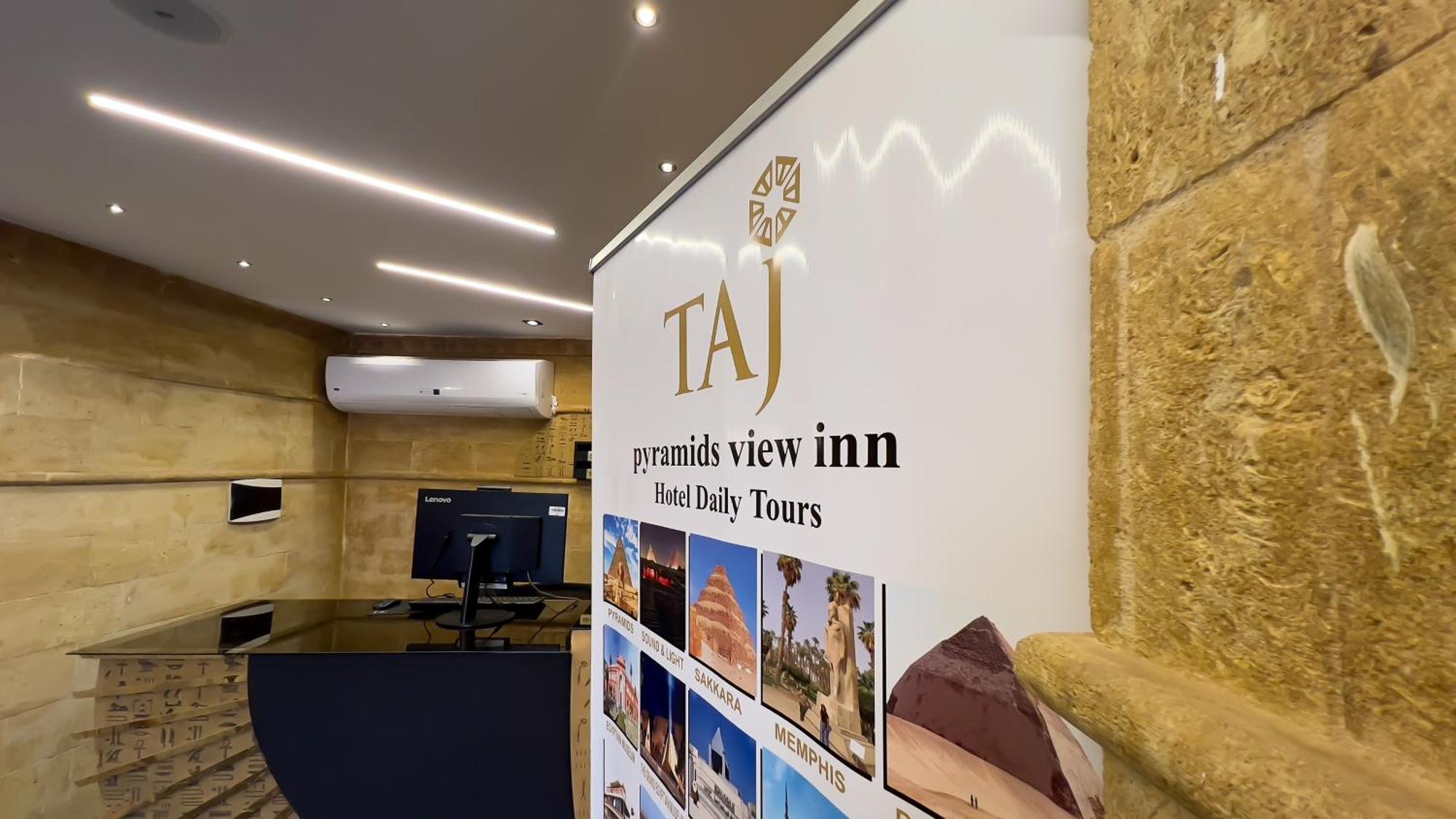Taj Pyramids View Inn Kafret el-Gabal Екстериор снимка