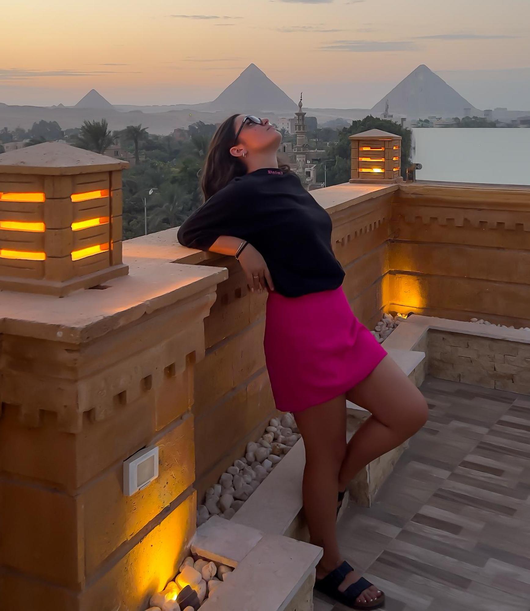 Taj Pyramids View Inn Kafret el-Gabal Екстериор снимка