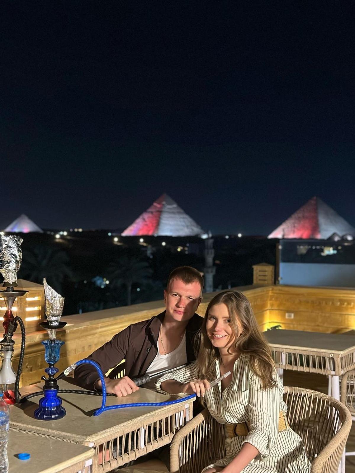Taj Pyramids View Inn Kafret el-Gabal Екстериор снимка